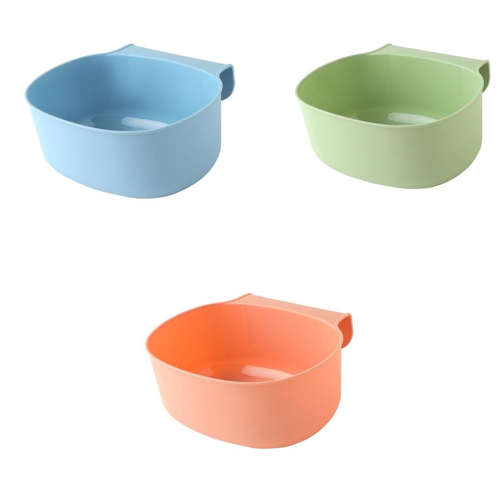 Plastic Hanging Waste Bin Trash Reusable Kitchen Rubbish Suspension Cabinet Door Sink Rack Cleaning Tool Can Container