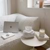 Nordic Ceramic Tissue Box Advanced Napkin Holder Living Room Dining Table Tissue Case Household Tissue Storage Box Decoration