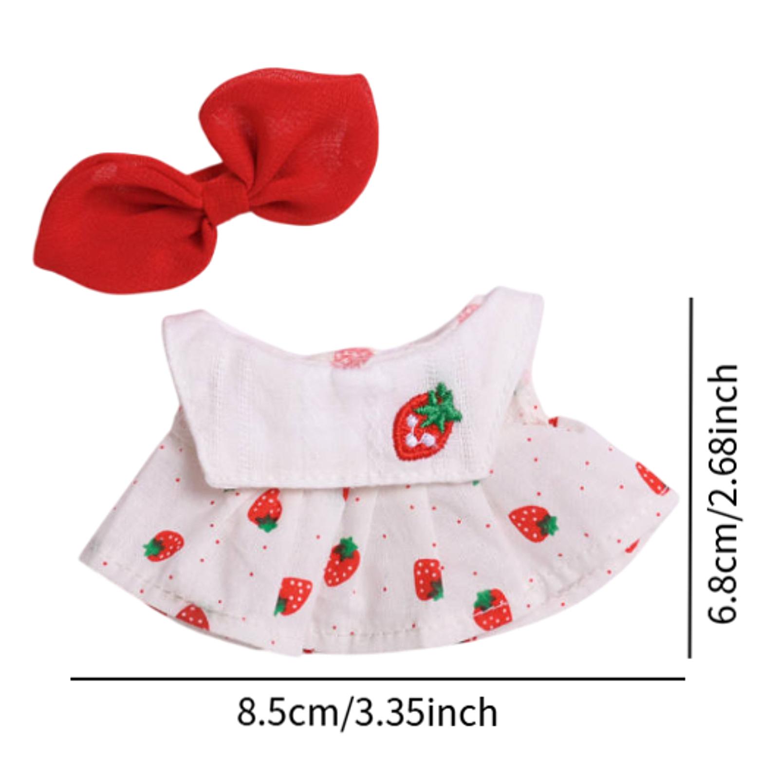 Plush Figure Sundress Make Your Own Dolls Educational DIY Fashion Costumes Pretend Play Brace Skirt Clothing for 6.69 Doll