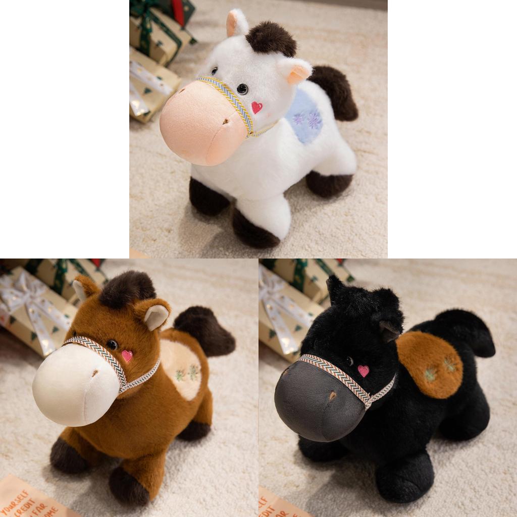 Plush Horse Toy With Pp Cotton Filling For Kids And Collectors