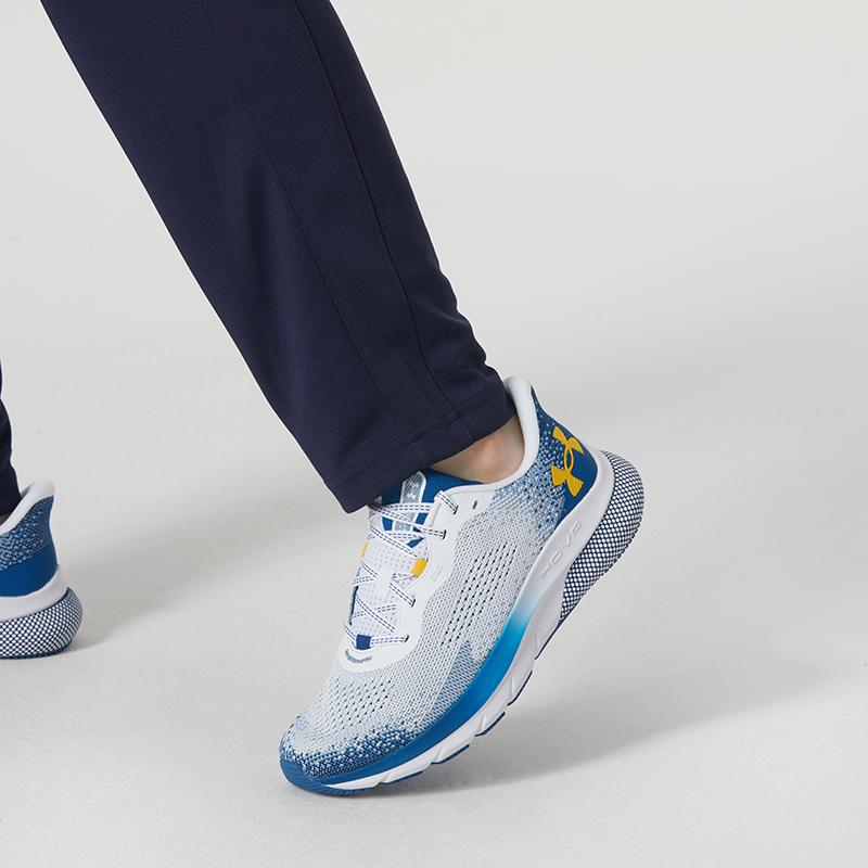 Under Armour Solid Color Short Hooded Thick Warm Down Jacket Mid Waist Knitted Sports Pants Casual Sports Suit Men Suit 23600801-001+23600703-409