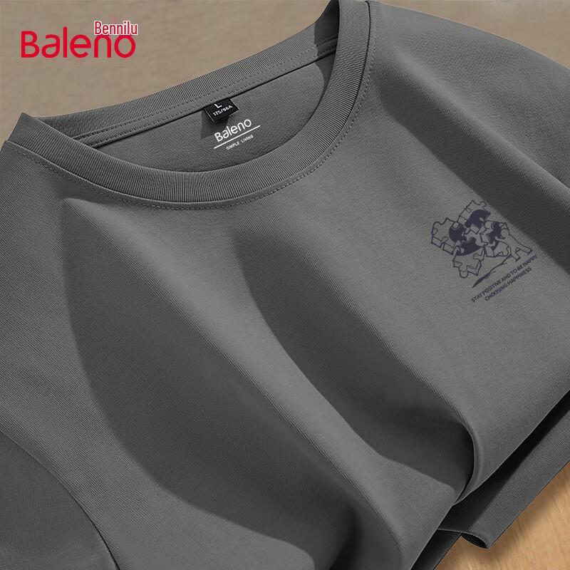 Baleno Men's JPB Puzzle Print Long Sleeve T-Shirt