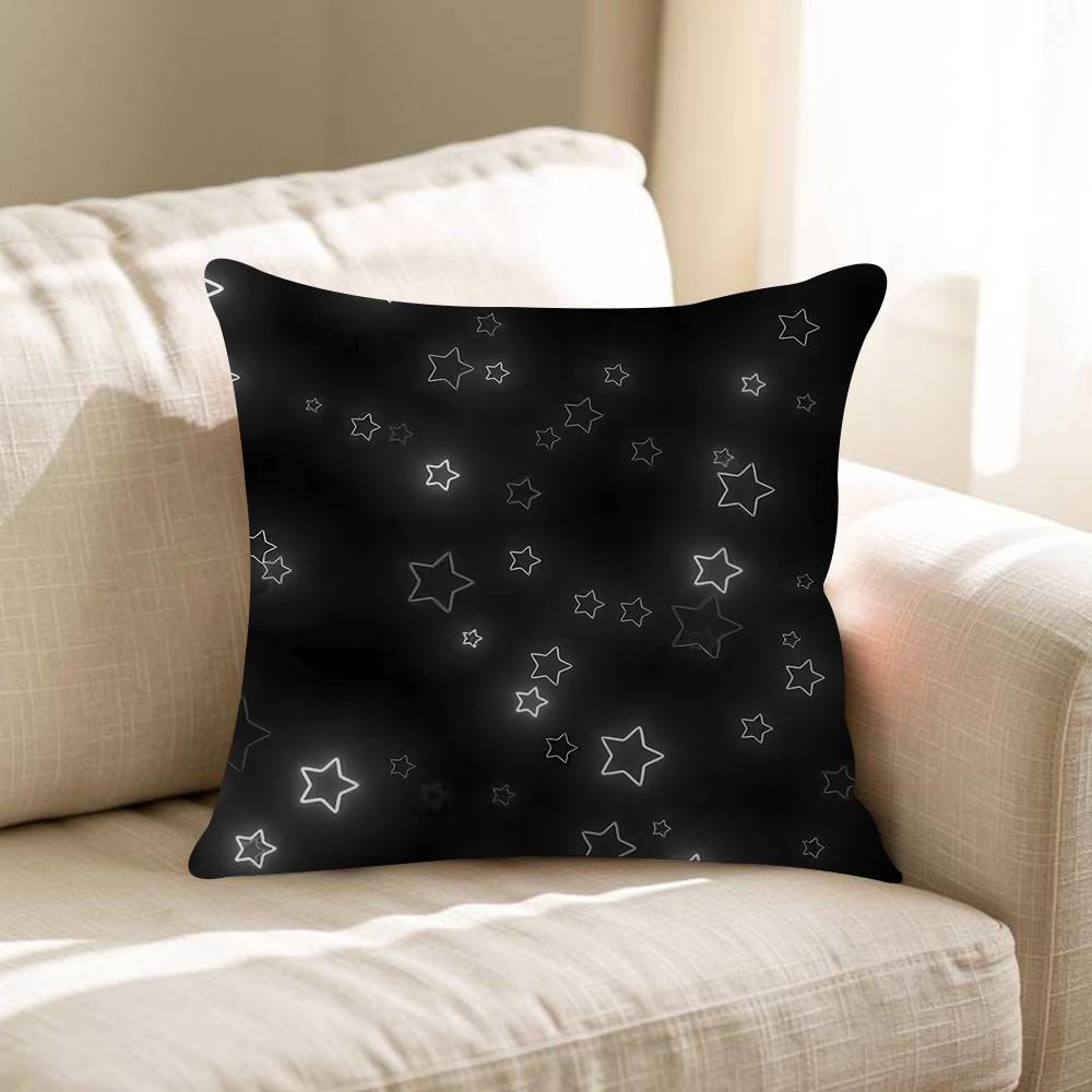 Korean Lovely Full Ins Screen Star 4545cm Cushion Cover Pillow Cover Decor Pillowcase Home Pillowcase For Couch Pillow