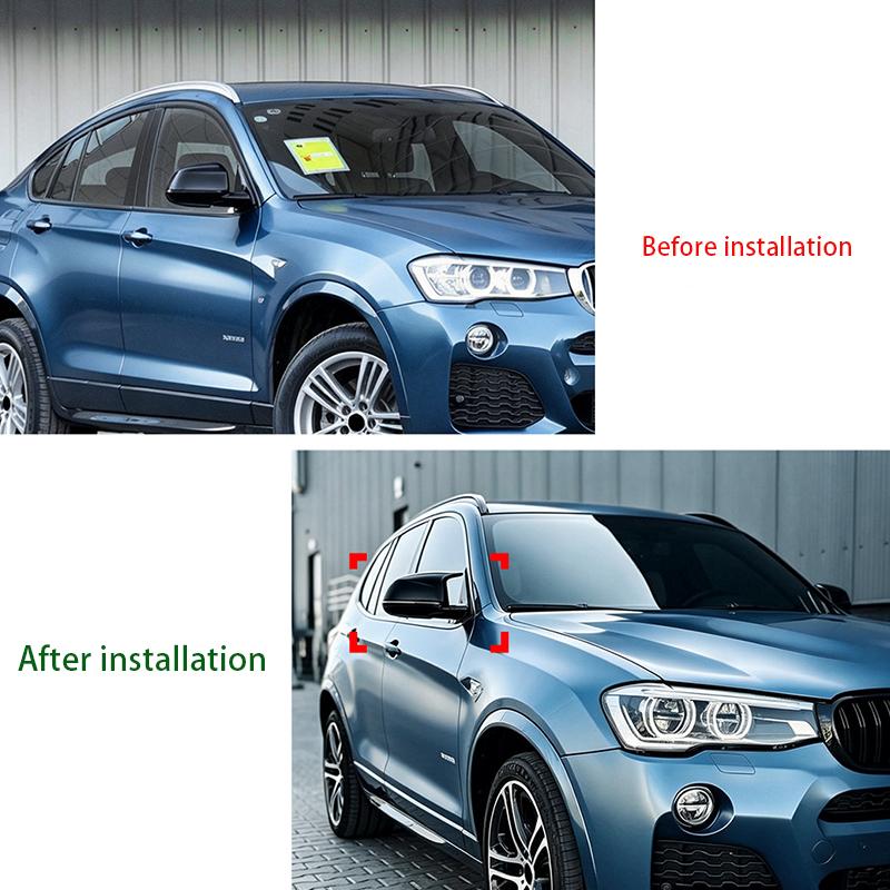 For BMW X3 X4 X5 X6 F25 F26 F15 F16 Car Oval Mirror Housing Rearview Mirror Replacement Housing Shell Exterior Accessory