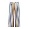 European and American style, wholesale women's clothing, fashionable versatile striped knot button top and trousers 2969329