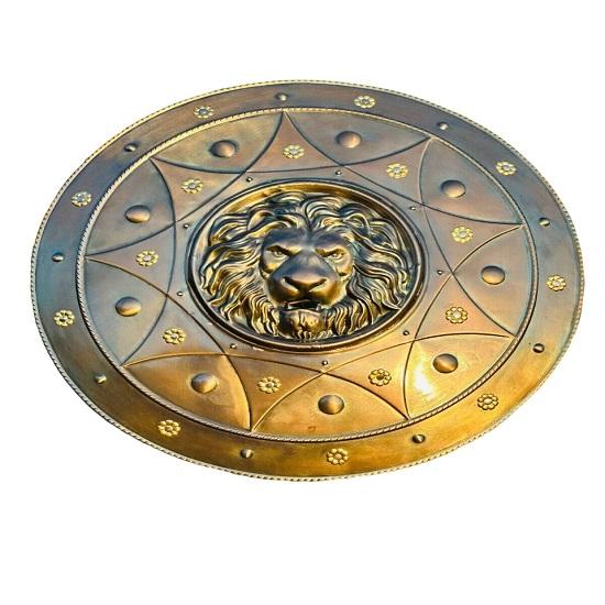 Roman Spartan Armor ,arm Guards and Thigh Guards a Set of Muscles with Shield, Helmet,