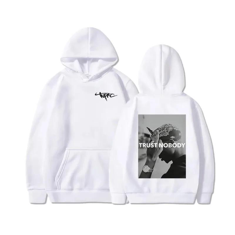 

2PAC Hoodie Rapper TUPAC Printed Fashion Set Men Men s fashion printed hoodie casual sweatshirt sweatshirt Harajuku men clothing 3XL