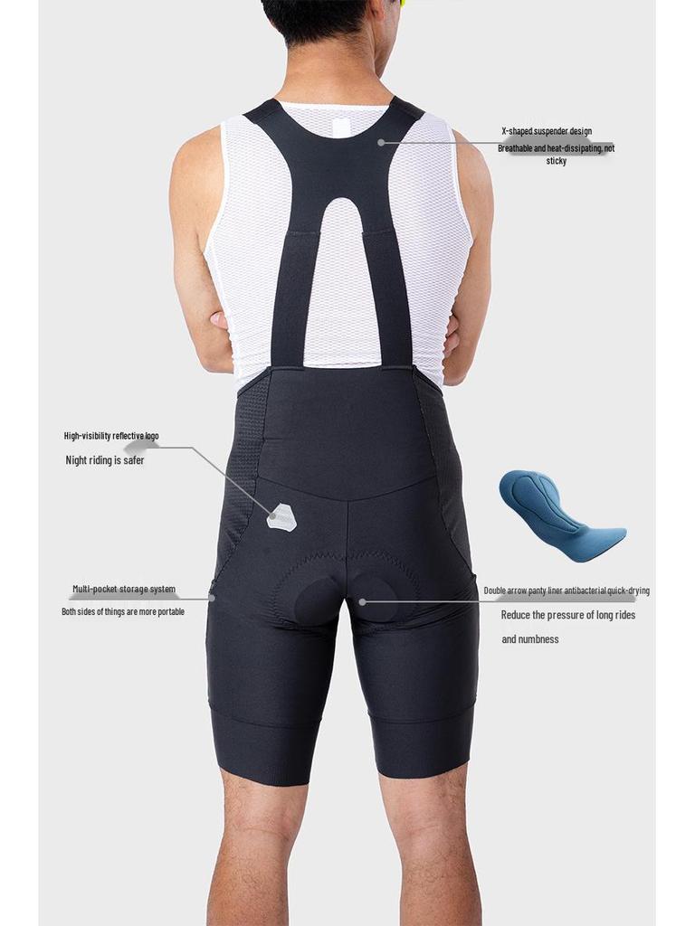 Lampaida 2024 Anti-UV Quick-Dry Breathable Cycling Bib Shorts