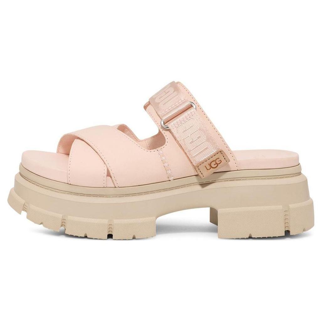 UGG Fashionable Comfortable Versatile Fabric Slippers Women Slippers Rose-Nude 1136765-RYBG