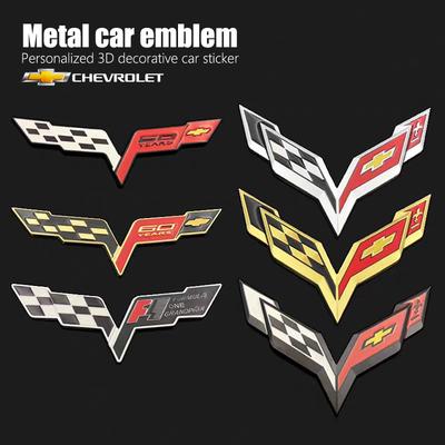 3D kovový emblém odznak nálepka Dekorace pro Cruze Sonic Silverado Corvette Trax Camaro Captiva Suburban Equinox
