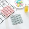 16 Even Cartoon Expression Pig Head Silicone Chocolate Mold Ice Mold Mold Aroma Plaster Mold DIY