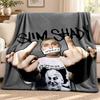 Eminem blanket Flannel Blanket Soft Cozy Plush Throw for Sofa Bed Lightweight Home Decoration Outdoor camping