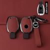Metal Leather Car Key Case Cover For Mercedes Benz A B C E Class Gls Gla Glk Glc Cls Cla Amg W204 W205 W212 W463 W176 Keychain