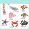 Marine Animal Pvc Model Set With Realistic Sea Creatures For Aquarium Decor