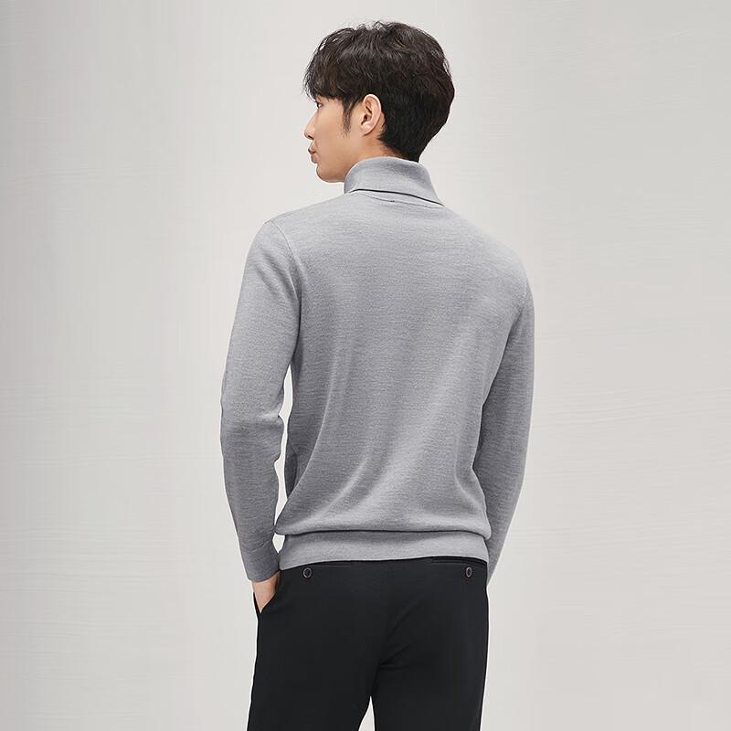 

Men s Turtleneck Wool Blend Sweater 2XL