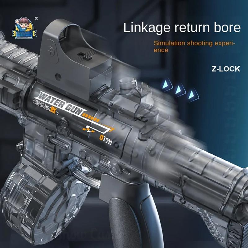 M416Led Simulation Fire Electric Water Guns for Children Large Capacity Automatic Continuous Water Gun boy Summer Outdoor Toy