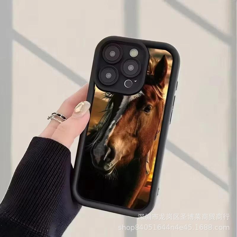 The new horse is suitable for Apple 17promax mobile phone case iPhone16/15 emery 14/13 protective case 11.