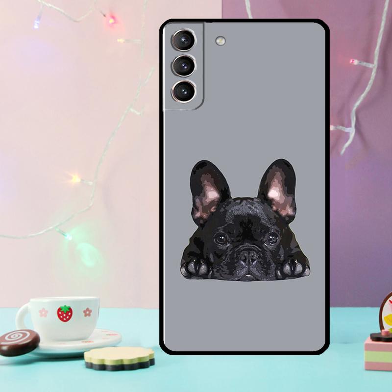 French Bulldog Dog Phone Case For Samsung Galaxy S25 Ultra S20 S21 S22 S23 S24 Ultra Plus S9 S10 S25 FE Cover