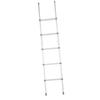 59.4in RV Bunk Bed Ladder Foldable Anti Slip Aluminium Alloy 5 Step Bunk Ladder for Motorhome Trailer Caravan