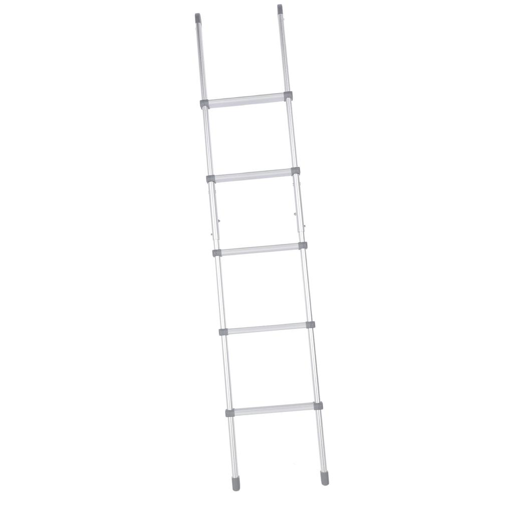 59.4in RV Bunk Bed Ladder Foldable Anti Slip Aluminium Alloy 5 Step Bunk Ladder for Motorhome Trailer Caravan