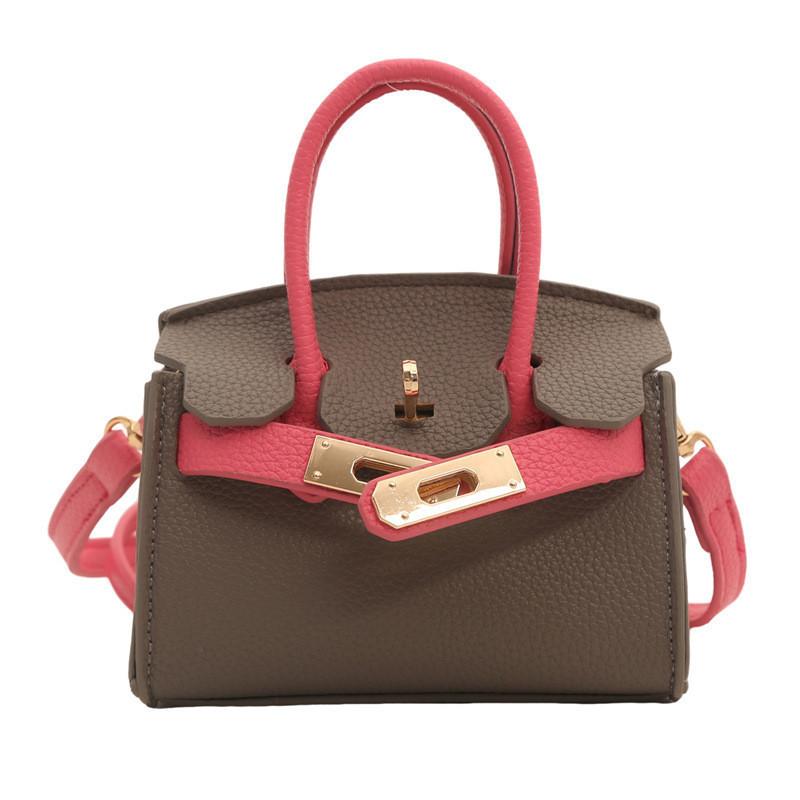 Stylish Mini Shoulder Bag For Kids Chic Solid Color Crossbody Bag For Summer Fun