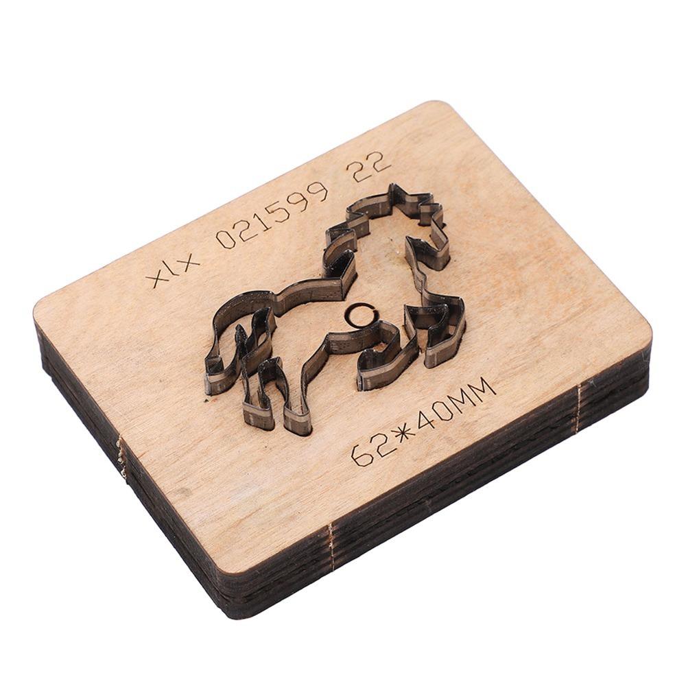 Horse Shape Leather Cutting Die Alloy Steel Craft Tool DIY Punch Cutter  For Leather Craft