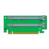 Scheda Riser PCI-Express 16x 10Gtek, Scheda Adattatore Riser a 2 Slot Angolo a L 270 Gradi, Scheda 2U per Server E5 a Due Vie