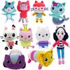 Animales de peluche Gabby Casa de muñecas Precioso juguete de peluche Gaby Casa de peluche Muñeco de gato Animales de peluche de dibujos animados Muñecos de peluche de gato sirena Niños