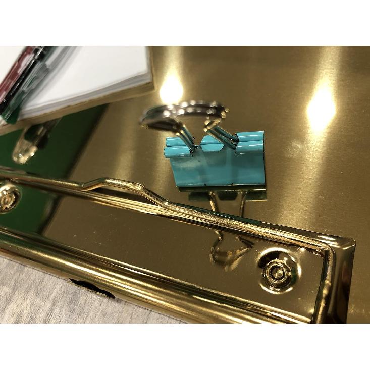 5.9x4.13 inch Stainless Steel Metal Clipboard,A4 and Letter Size Paper Clipboard for Home, Office, Hospital, Business