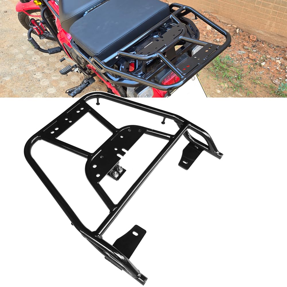 

Задний багажник из черной стали для Honda Hunter Cub CT125 JA55 JA65 чёрный