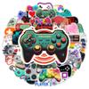 10/25/50pcs Vintage Gamepad Cartoon Stickers Graffiti Gaming for Phone Laptop Guitar Helmet Travel Luggage Skateboard Car DIY
