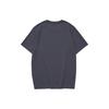 Skechers Loose Fit Round Neck American Vintage Breathable Short Sleeve T-Shirt With Letter Print Unisex Tops Odyssey-Gray L223U165-026R