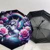 1pc Fantasy Unicorn Garden Umbrella with Plastic Handle,Suitable for All Seasons Home Travel Outdoor UmbrellaDD437