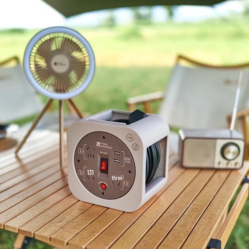 Outdoor Camping Cable Reel Power Strip