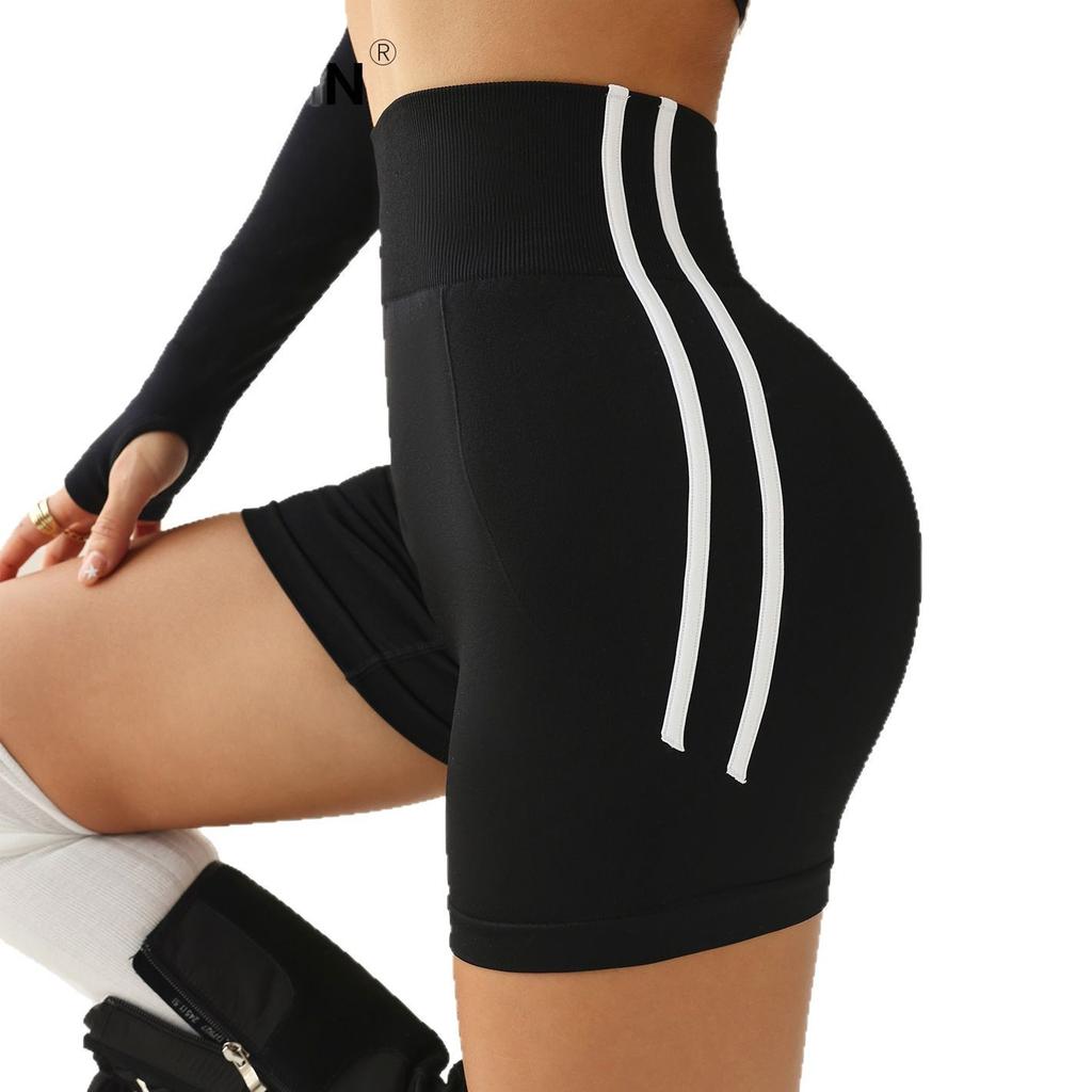 Sports shorts high elastic fitness training yoga pants cycling quick drying sports yoga high waist shorts