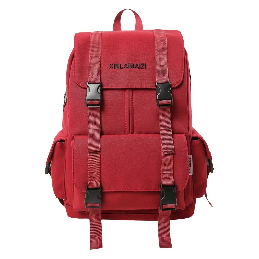 Schoolbag Junior high school backpack male trendy brand college student schoolbag travel leisure backpack large capacity computer bag street trend