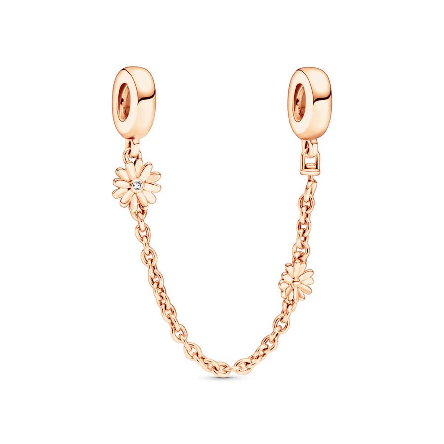 Charms Diy Women Jewelry Gift Sparkling Rose Gold Flowers & Hearts Family Tree Daisy Flower Beads Fit Original Bracelet