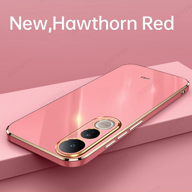 6D Plaiting Soft TPU Phone Cases For VIVO V50 Lite 5G Case Vovo V 50 V50Lite Silicone Shockproof Back Cover Carcase Capa Carcase