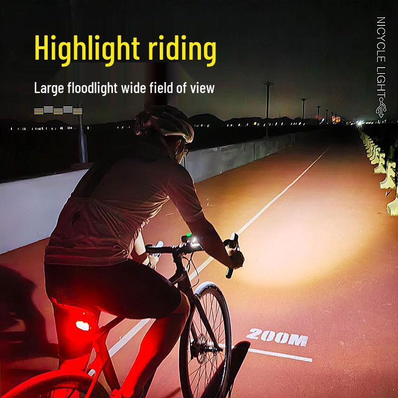 Rechargeable Aluminum Alloy LED Bicycle Headlight with High Brightness & Long Battery Life