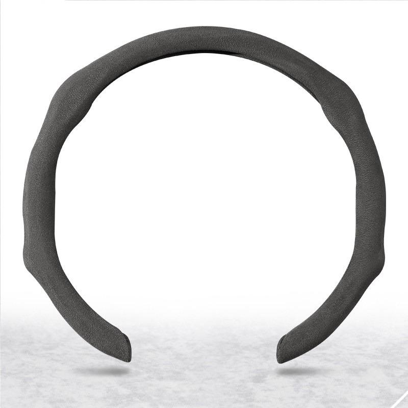 Car Universal 38cm NAPPA Car Steering Wheel Cover Suede Non-slip Card Cover Auto Steering Wheel Handle Booster Protective Cover