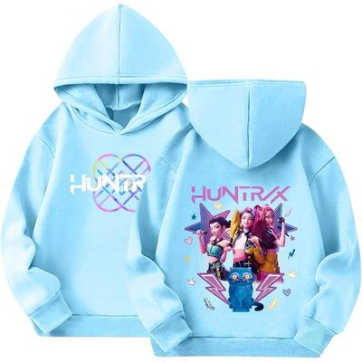 Anime Witch Hunt Series Winter Fashion Comfortable Printed Soft Versatile Style Children's Cute Warm Hoodie