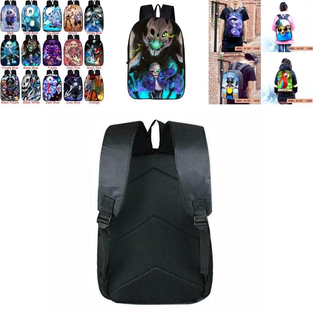 Fashionable Undertale Sans Childrens Backpack With Durable Oxford Cloth And Adjustable Shoulder Straps