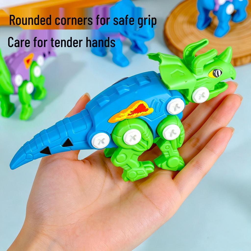 Popular DIY Dinosaur Model Building Blocks for Kids