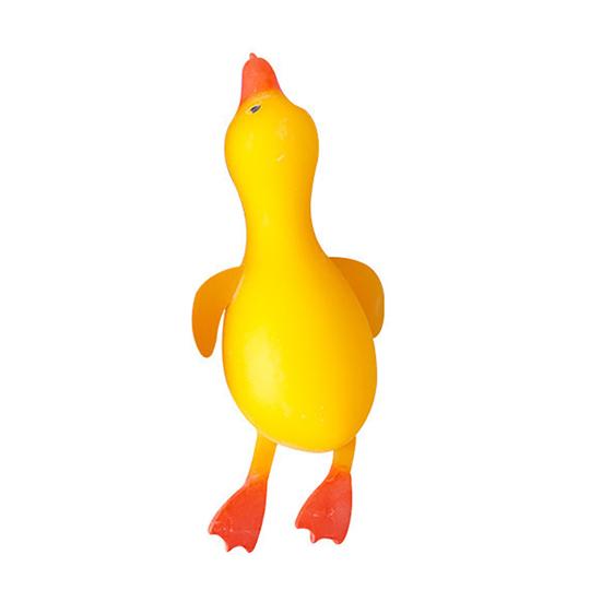 1/4Pcs Mini Duck Squeeze Toy Lying Duck Anxiety Relief Sensory Toy Slow Rising Animal Stress Ball School Office Desk Fidget Toy