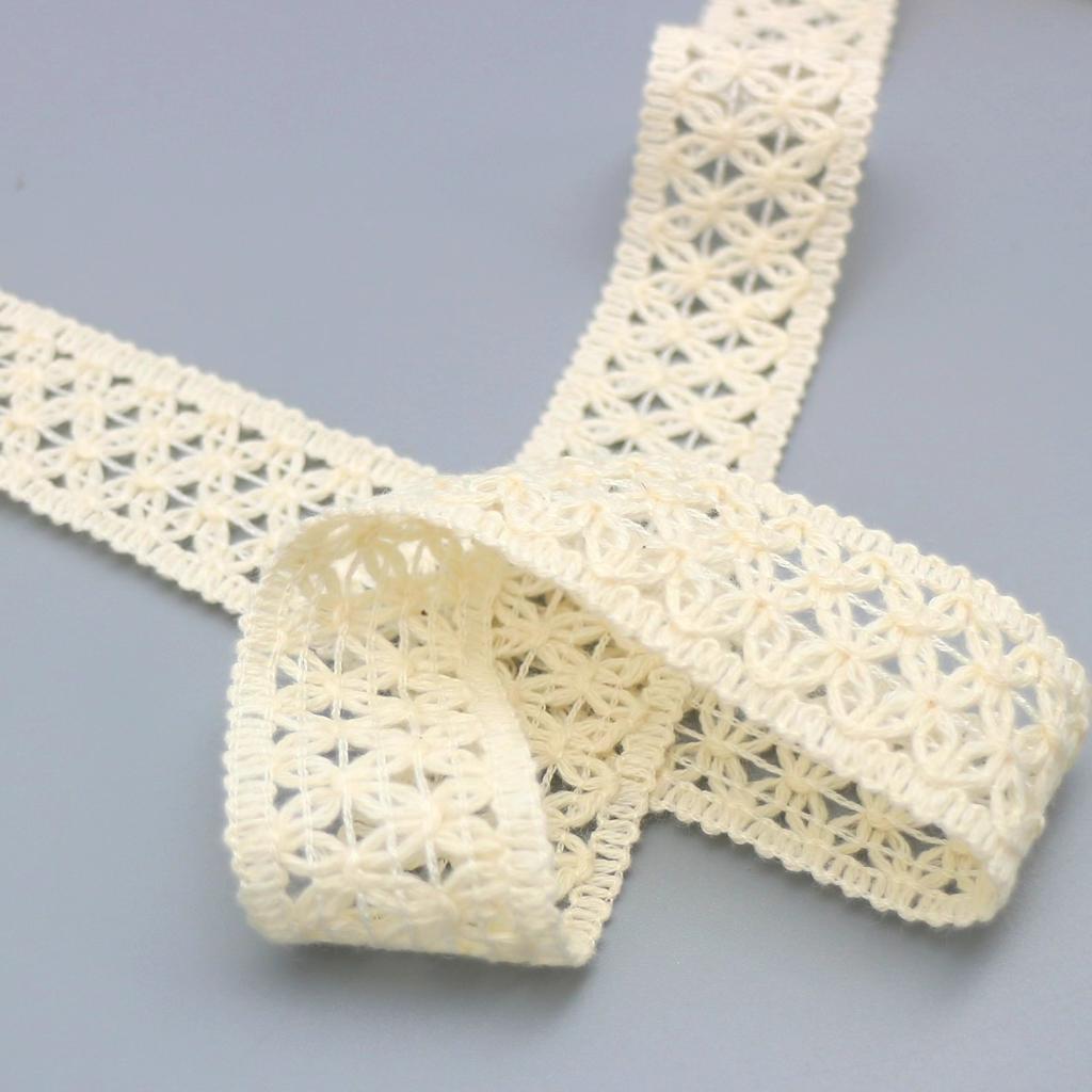 Reis Baumwollfaden Spitze Gehäkelt Jacquard Gurtband, Kleidung Handgemacht DIY Materialien Hochwertige Kinderkleidung Dekoration