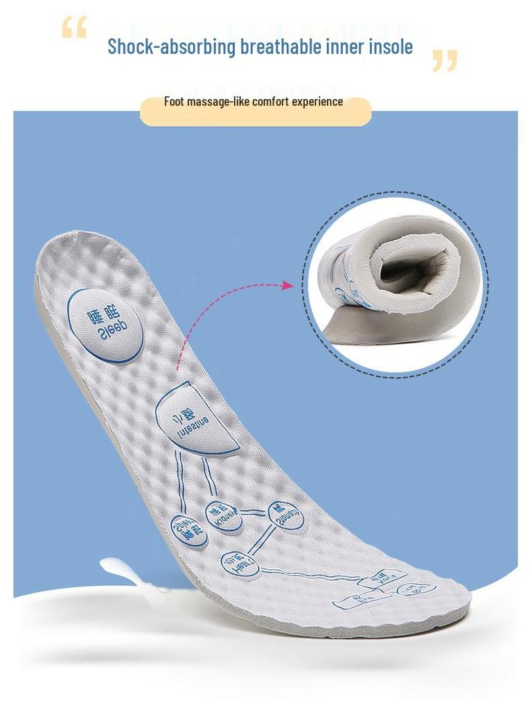 Women's Air Cushion Soft Sole Breathable Shoes - Comfortable & Versatile for Hospital Work