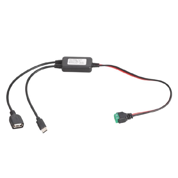 12V/24V auf 5V USB Typ C Ladekabel Stromwandler Abwärtswandler Netzteil Ausgangsadapter Für Elektronisches Gerät