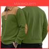 Polo in Maglia da Uomo con Ricamo per Uso Casual in Ufficio Invernale