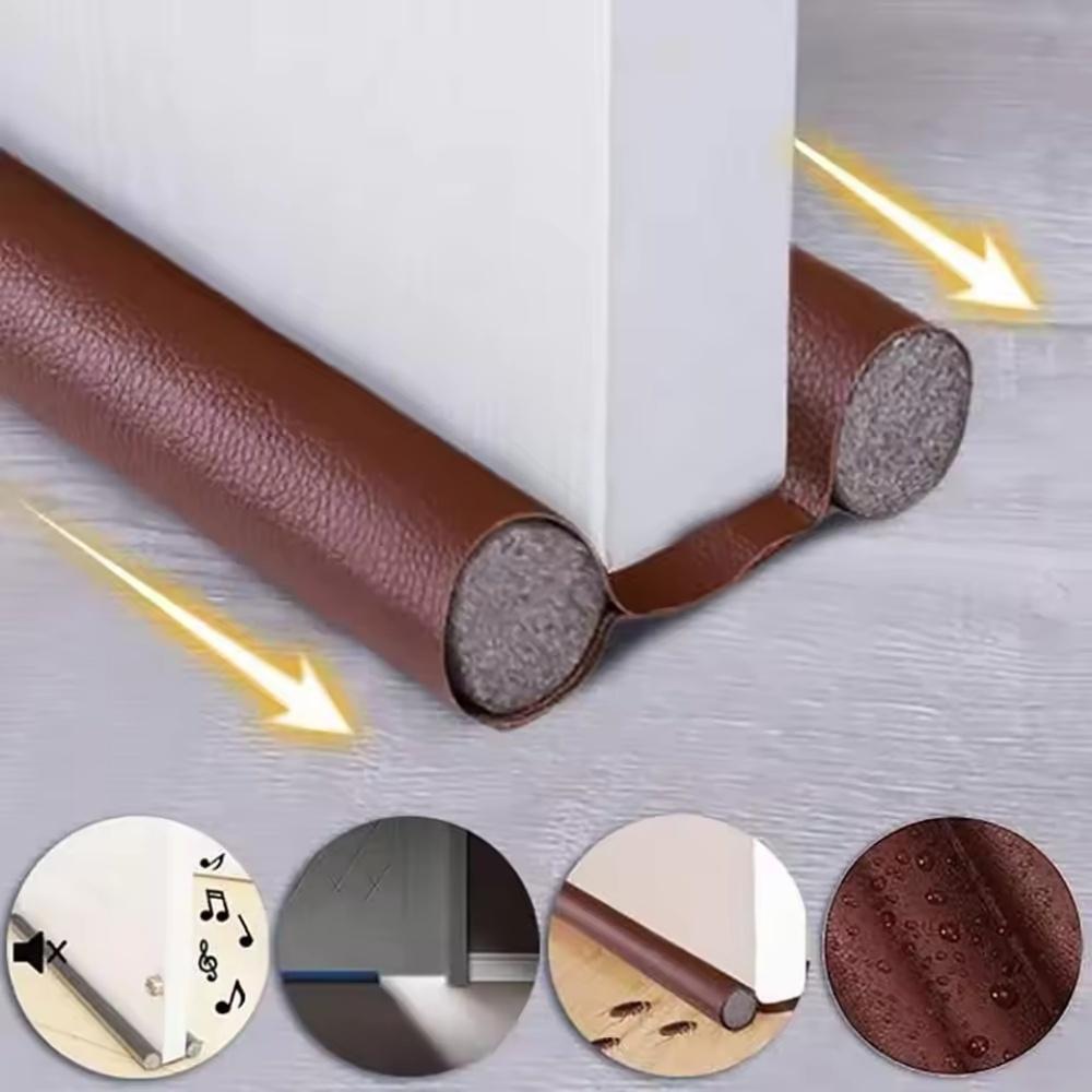 1PC Flexible Soundproof Under Door Draft Stopper Door Bottom Seal Strip Thicker Anti-Cold Gap Blocker Sealing Weather Strip