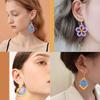 104Pcs Epoxy Resin Jewelry Molds Kit–Geometric & Irregular Shaped Earrings Silicone Molds,100 Earring Hooks for Dangle Drop Earrings&Necklace Pendants